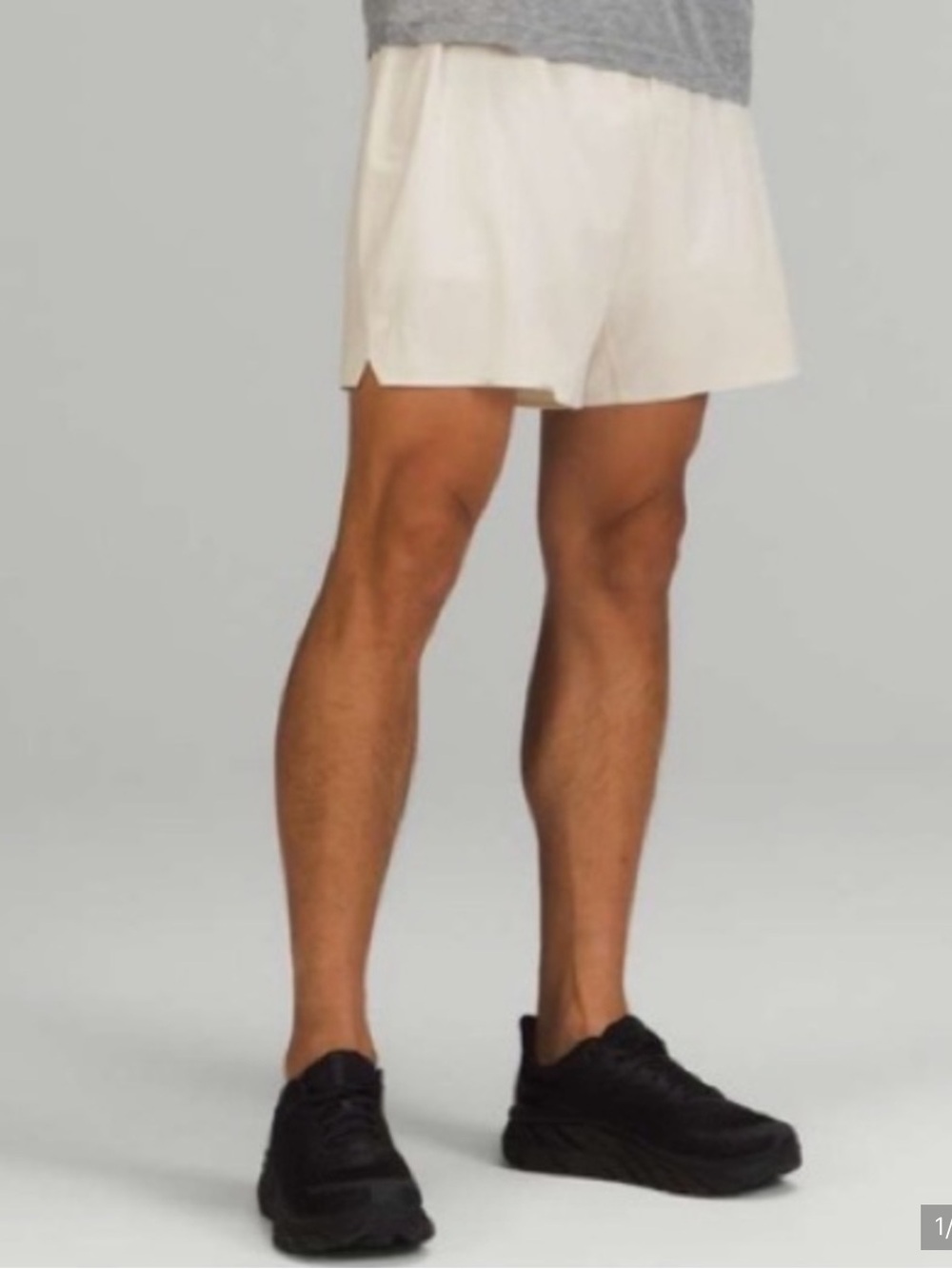 Lululemon Men's Surge Lined 6" Shorts White Opal Cream XXL - Picture 2 of 11